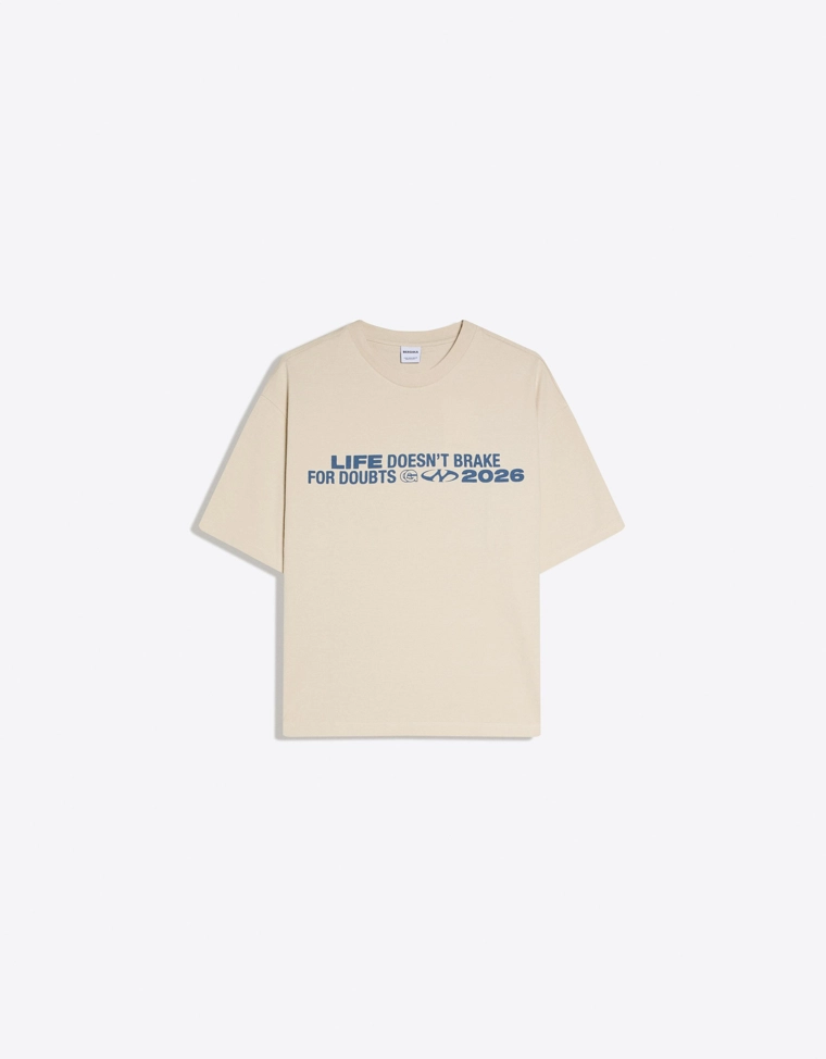 Футболка с короткими рукавами и принтом