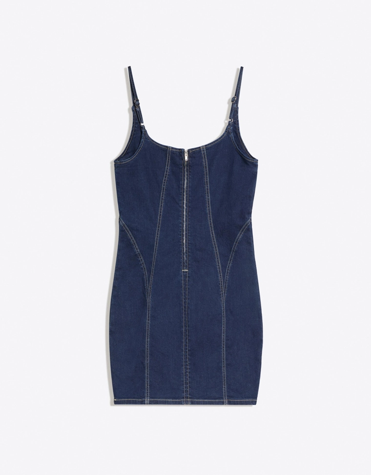 Джинсовое мини-платье