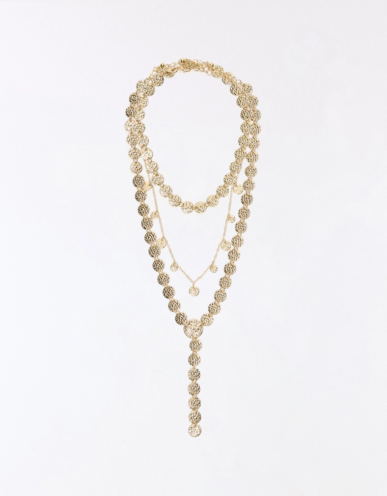 Колье с медальонами