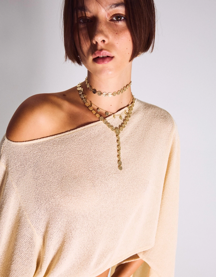 Колье с медальонами