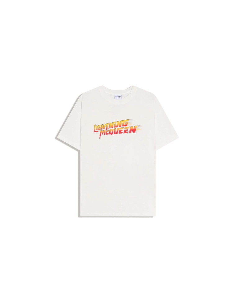 Футболка оверсайз с короткими рукавами и принтом «Тачки»