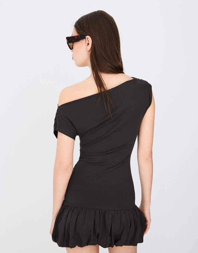 Платье-баллон мини