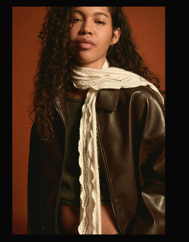 Ажурный шарф