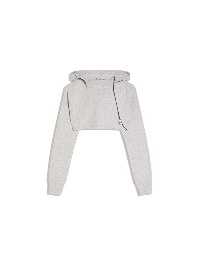 Короткий кардиган с капюшоном