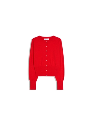 Кардиган с круглым вырезом на пуговицах- Заказать в России