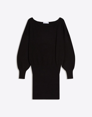 Мини-платье асимметричного кроя в рубчик- Заказать в России