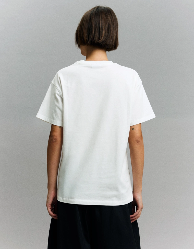 Футболка Cardi B. с короткими рукавами и принтом