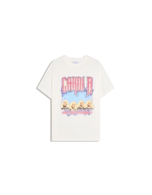 Футболка Cardi B. с короткими рукавами и принтом- Заказать в России