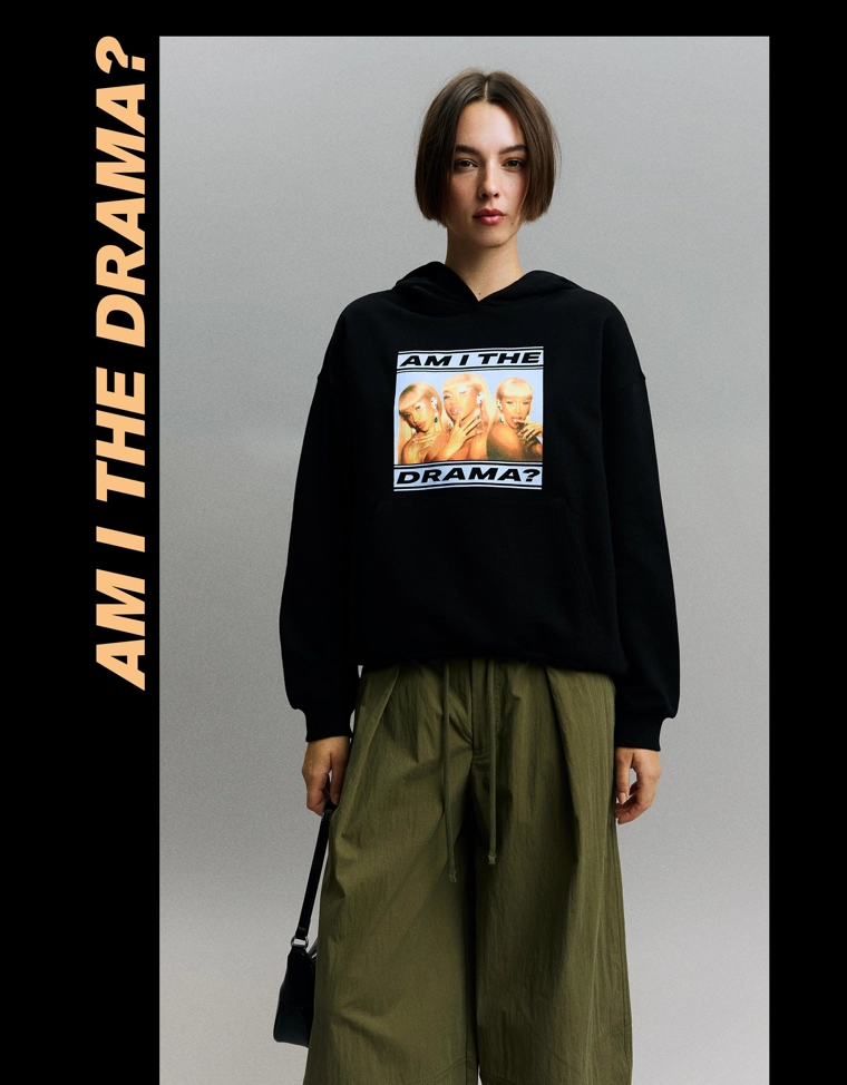 Худи Cardi B с принтом