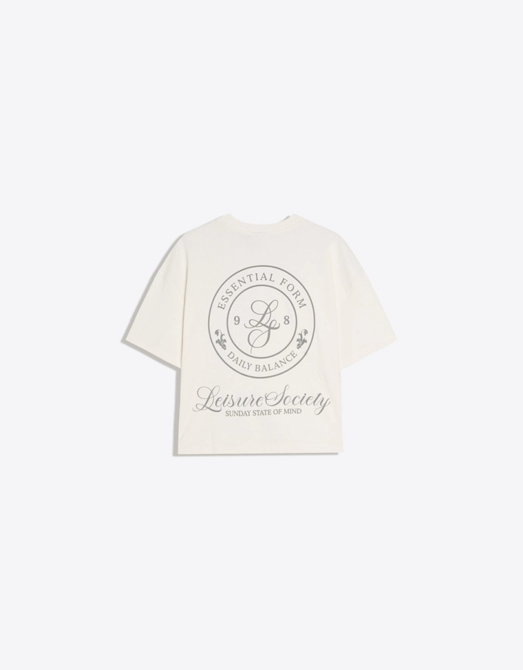 Футболка с короткими рукавами и принтом