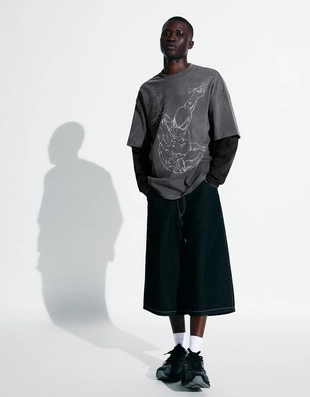 Лонгслив Spiderman с двойным принтом- Заказать в России