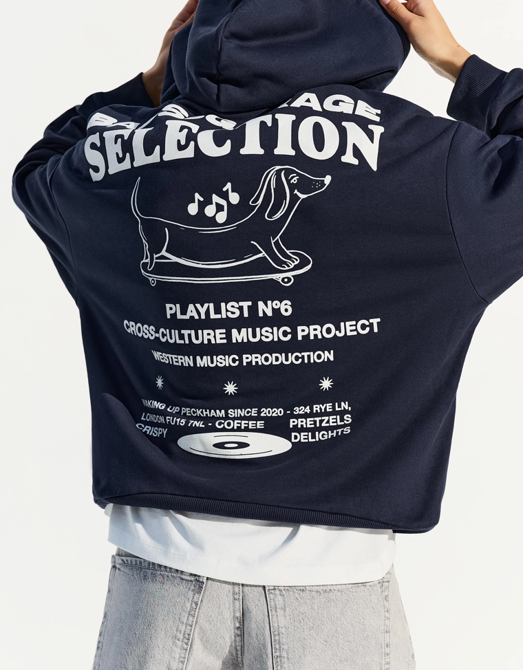 Худи с принтом