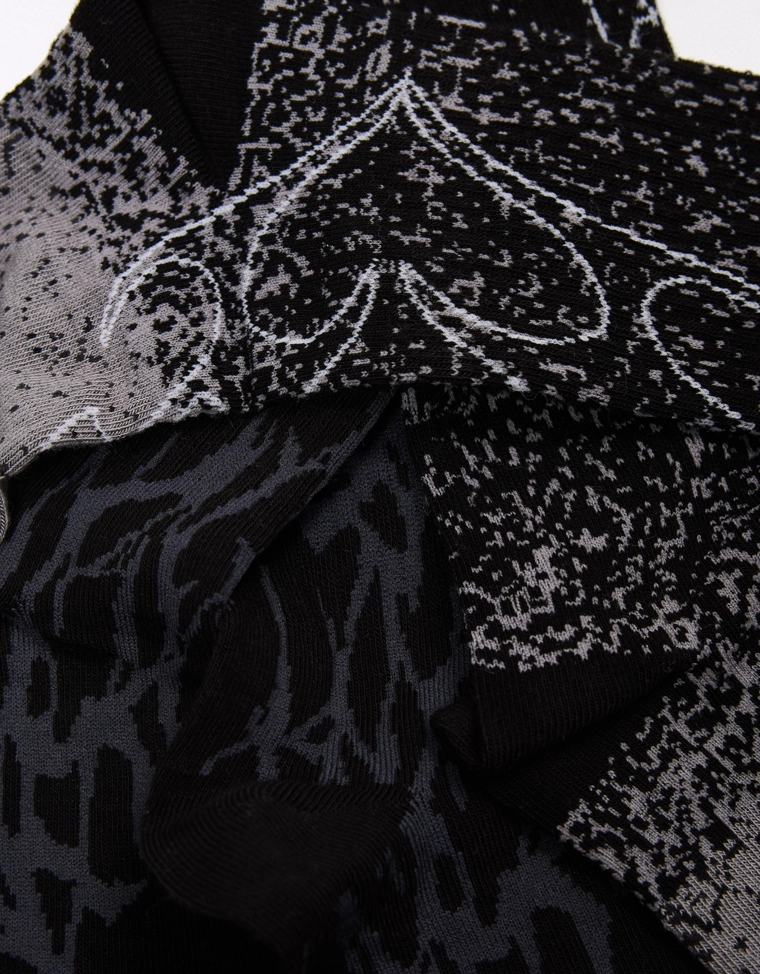 Набор из 2 пар носков с принтом