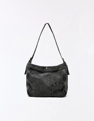 Джинсовая сумка с вышивкой- Заказать в России