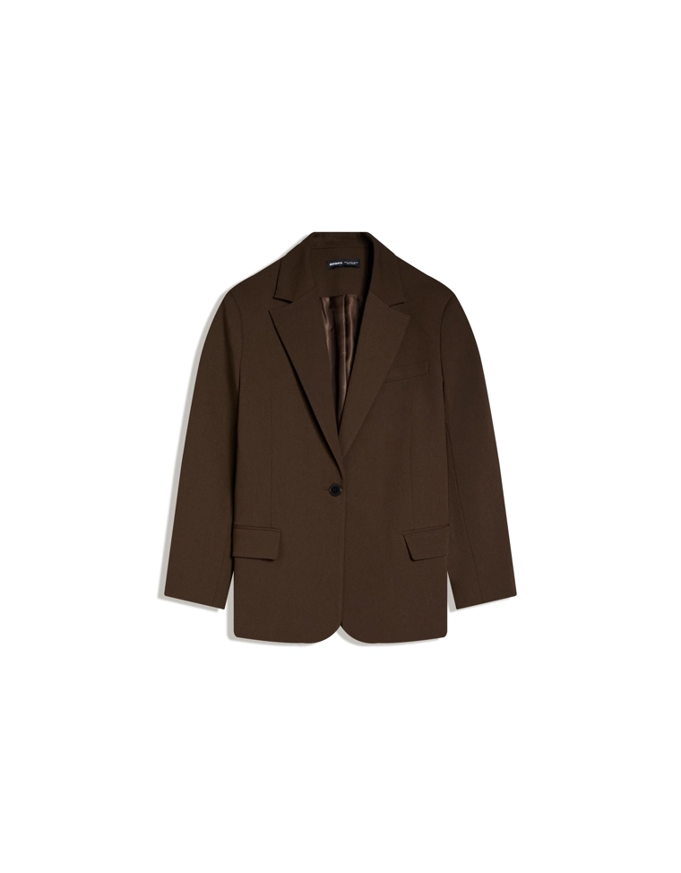 Блейзер с пряжкой сзади