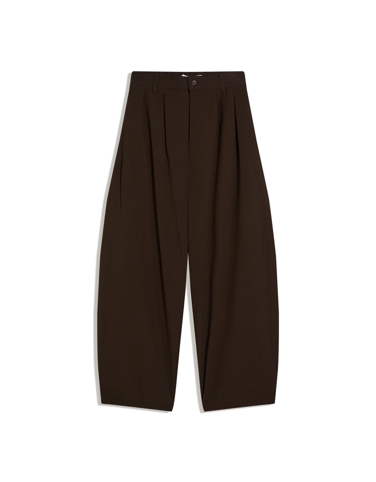 Джоггеры-брюки полусвободного кроя плиссе