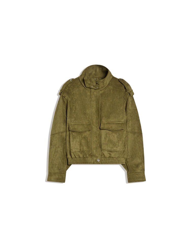 Куртка из искусственной замши