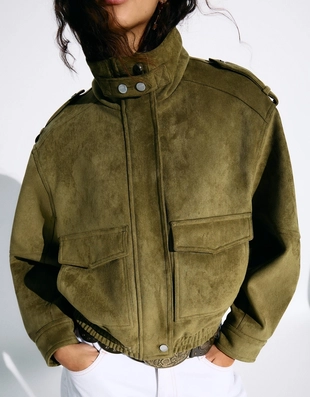 Куртка из искусственной замши- Заказать в России