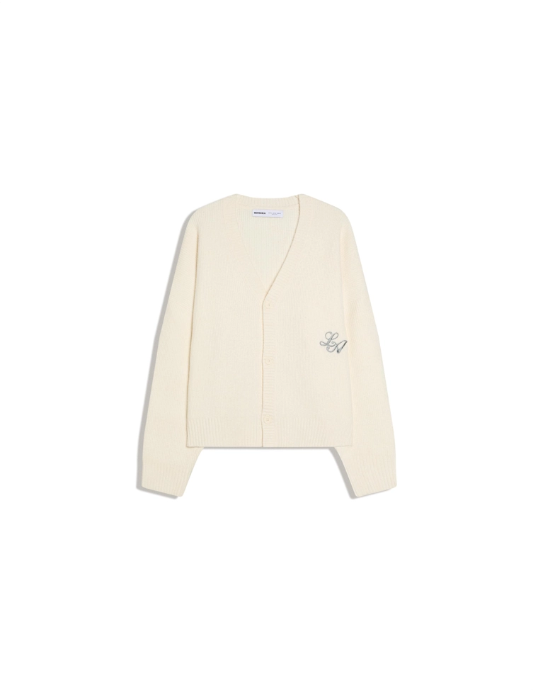 Куртка геометрического кроя с пуговицами и принтом