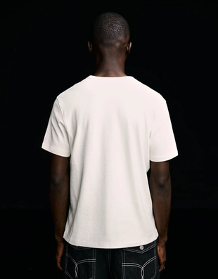 Купить Bershka Футболка с короткими рукавами и рифленым узором