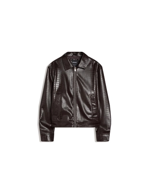 Купить Bershka Куртка из искусственной кожи