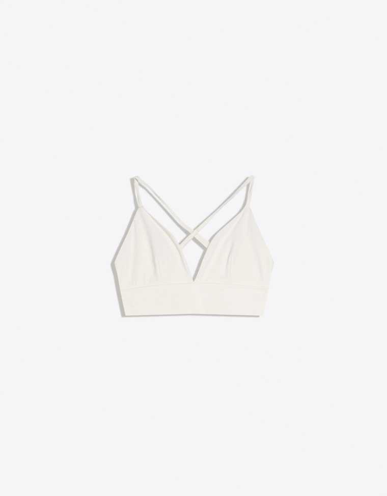 Топ на бретелях с высокотехнологичным бюстгальтером