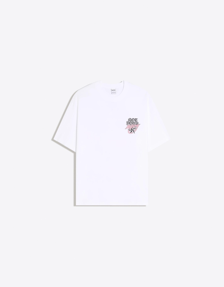 Футболка с короткими рукавами и принтом