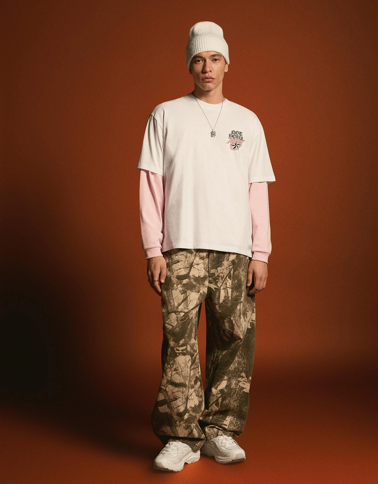 Футболка с короткими рукавами и принтом