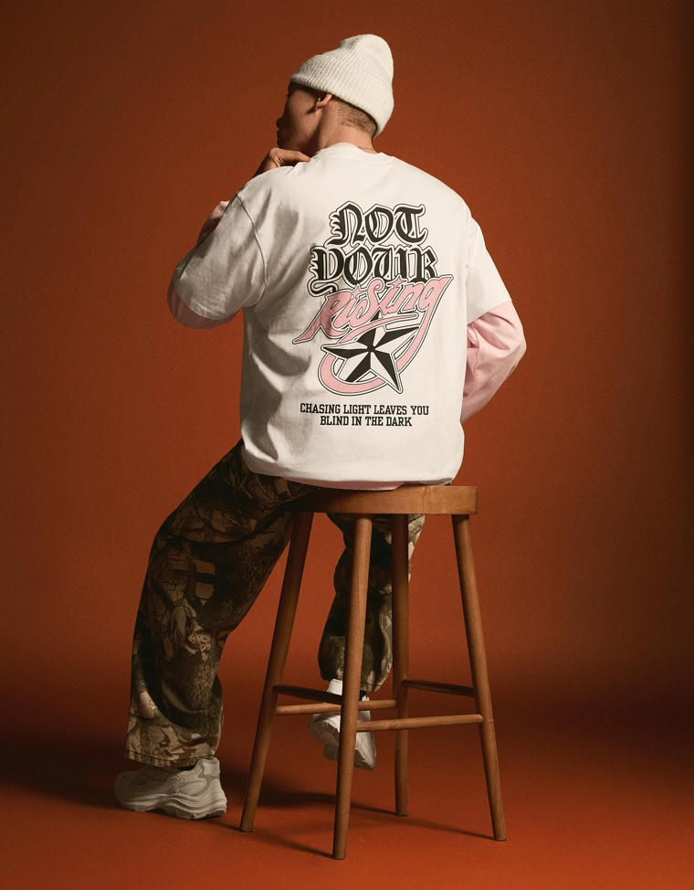 Футболка с короткими рукавами и принтом