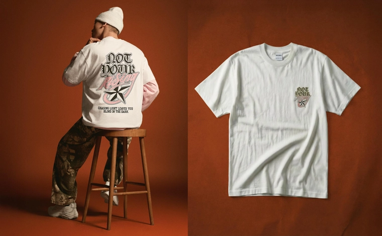 Футболка с короткими рукавами и принтом