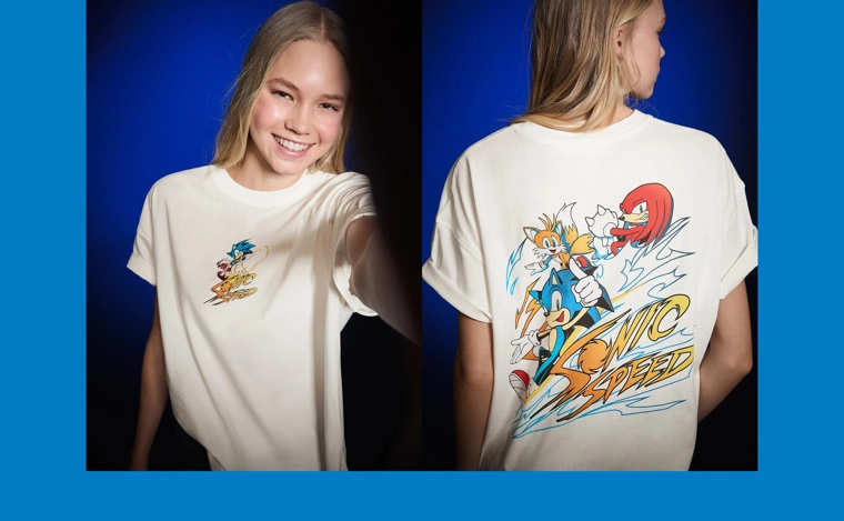 Футболка оверсайз Sonic