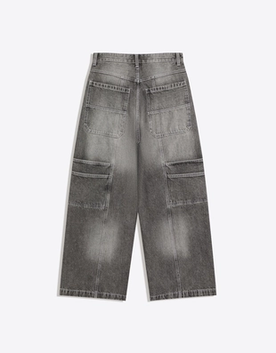 Объемные джинсы свободного кроя- Заказать в России