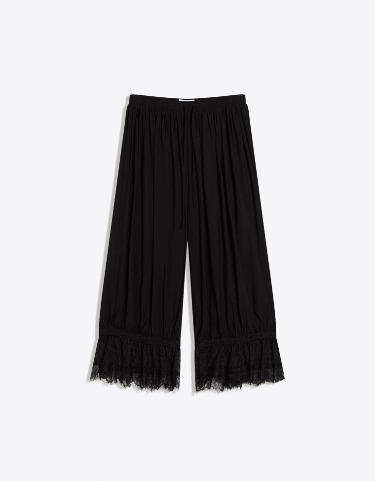 Шаровары в бельевом стиле