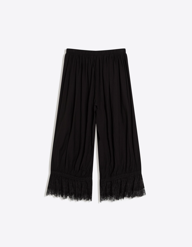 Шаровары в бельевом стиле