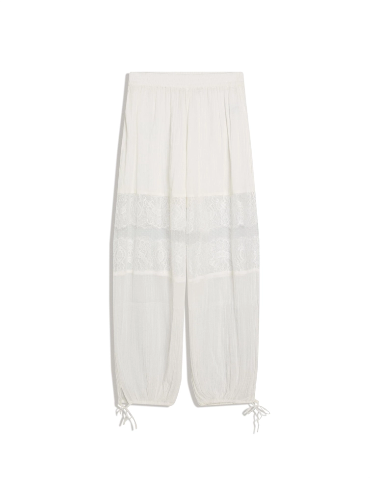 Шаровары с кружевом