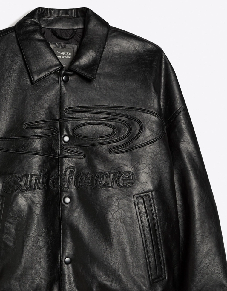 Куртка из искусственной кожи кожи OUT OF CORE