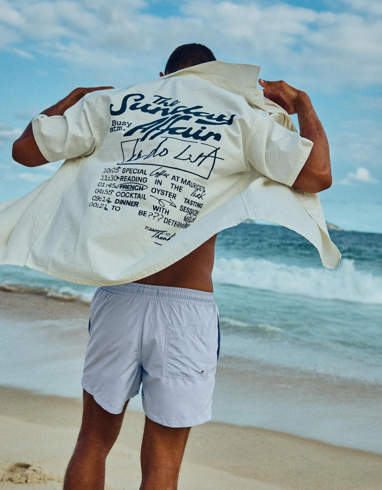 Рубашка с короткими рукавами и вышивкой