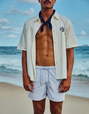 Рубашка с короткими рукавами и вышивкой- Заказать в России