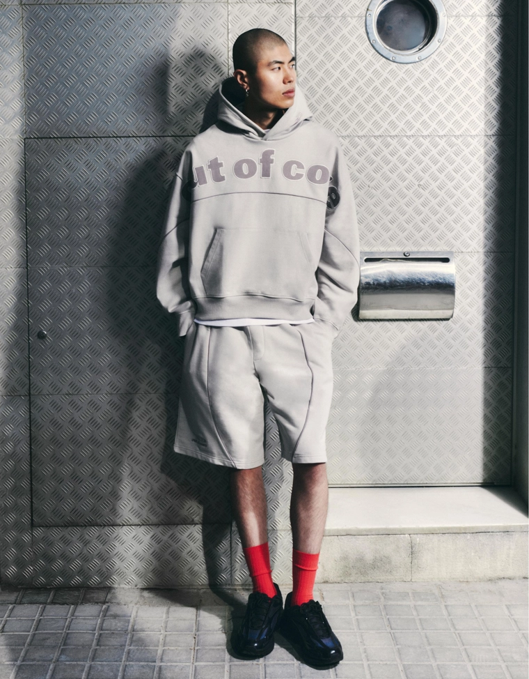 Шорты-бермуды из мягкой ткани OUT OF CORE