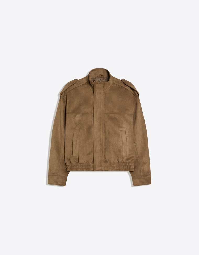 Куртка из искусственной замши