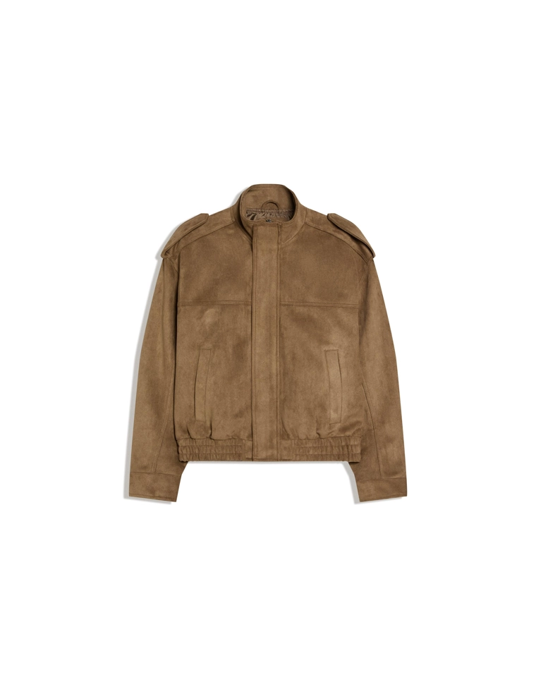 Куртка из искусственной замши