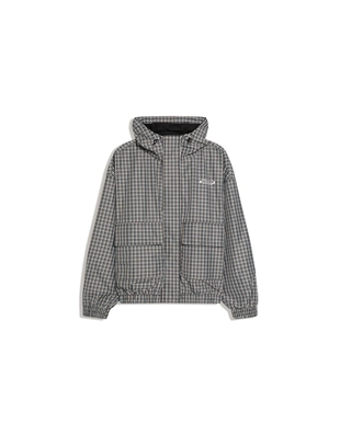 Куртка оверсайз в клетку из высокотехнологичной ткани- Заказать в России