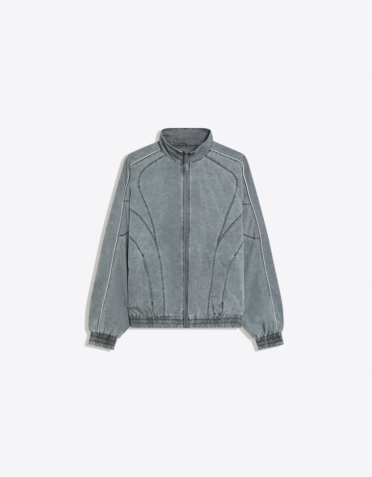 Куртка из высокотехнологичной ткани с эффектом стирки