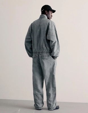 Куртка из высокотехнологичной ткани с эффектом стирки- Заказать в России