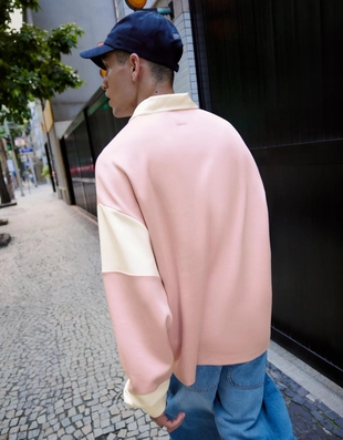 Поло с длинными рукавами и принтом- Заказать в России