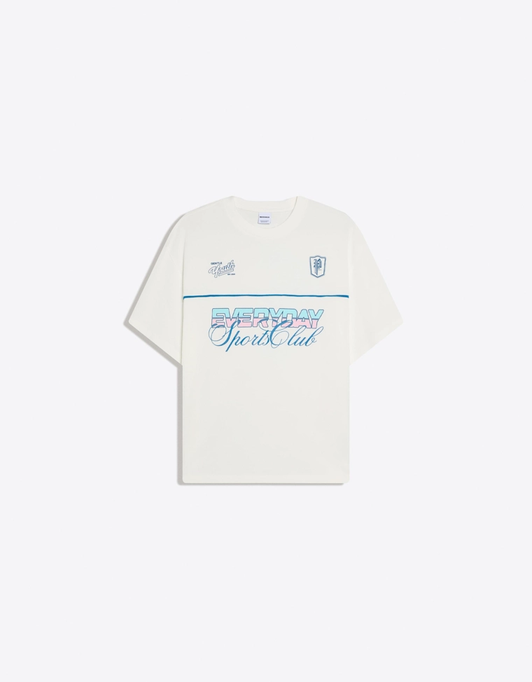 Футболка с короткими рукавами и принтом