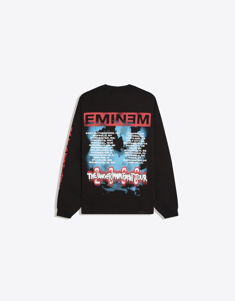 Футболка с длинными рукавами и принтом Eminem