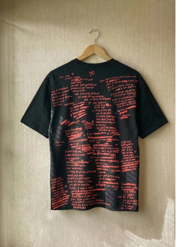 Футболка геометрического кроя с принтом Eminem