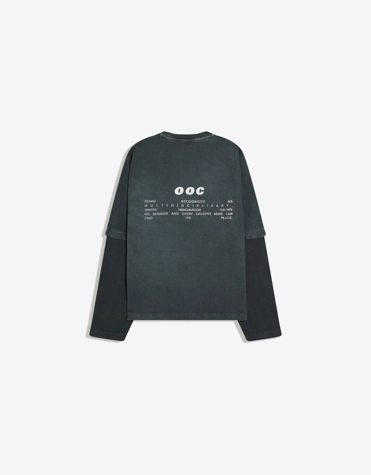 Лонгслив с принтом OUT OF CORE