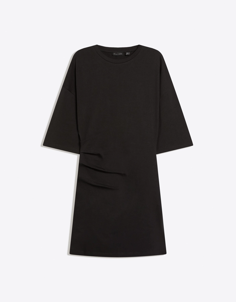 Мини-платье со сборкой